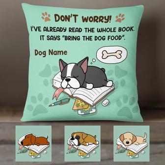 Personalized Book And Sleeping Dog Pillow - Thegiftio UK