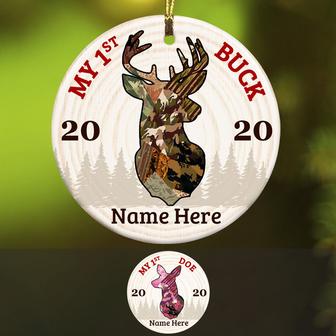 Personalized My First Duck And Doe Hunting Deer Ornament OB62 73O53 - Thegiftio UK