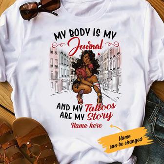Personalized BWA Tattoos My Story T Shirt - Thegiftio UK