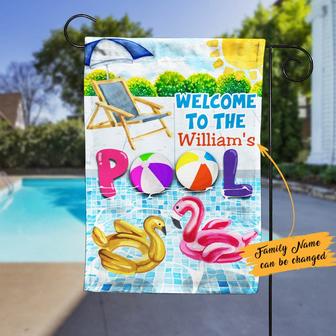 Personalized Pool Garden Flag for Home Decor - Thegiftio UK