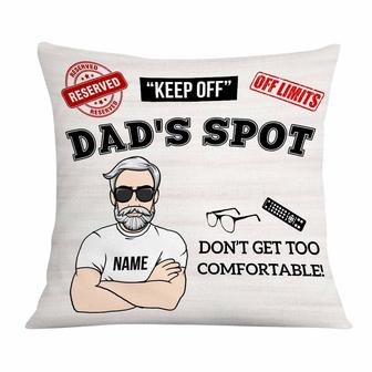 Personalized Love Dad Grandpa Spot Funny Pillow - Thegiftio UK
