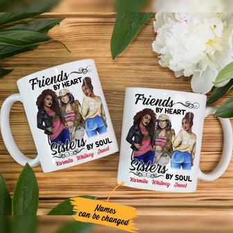 Personalized BWA Friends By Heart Mug - Thegiftio UK