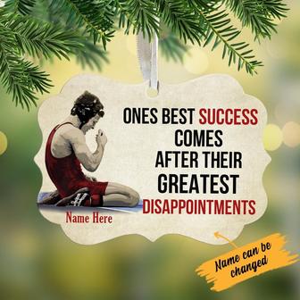 Personalized Wrestling Lessons MDF Benelux Ornament - Thegiftio UK