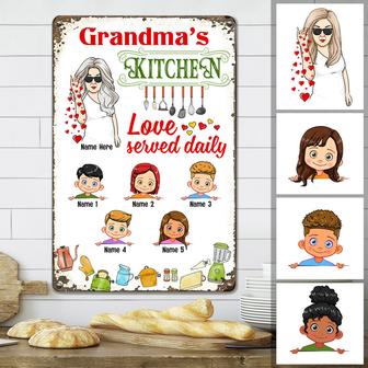 Personalized Vintage Metal Sign for Mom or Grandma - Thegiftio UK