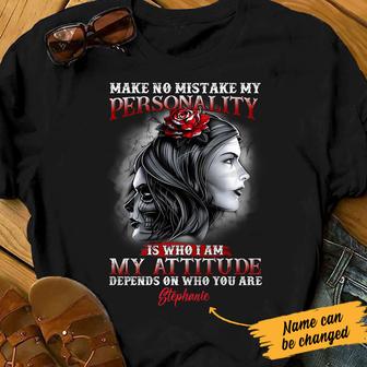 Personalized Women Skull T Shirt - Thegiftio UK