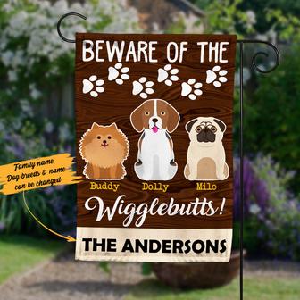 Personalized Garden Flag for Dog Lovers - Thegiftio UK