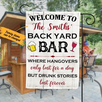 Personalized Garden Flag for Backyard Bar Enthusiasts - Thegiftio UK