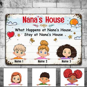 Personalized Vintage Metal Sign for Mom or Grandma - Thegiftio UK