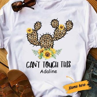 Personalized Sunflower Leopard Cactus Plant Shirt - Thegiftio UK