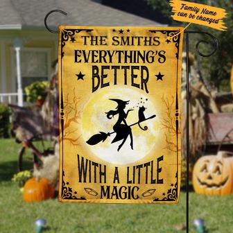 Personalized Halloween Flag for Witch Lovers - Thegiftio UK