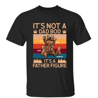 Daddy Bear Not Dad Bod Custom T-Shirt - Father's Day Gift - Thegiftio UK
