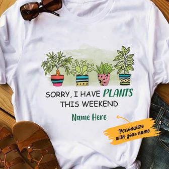 Personalized This Weekend Plant T Shirt - Thegiftio UK