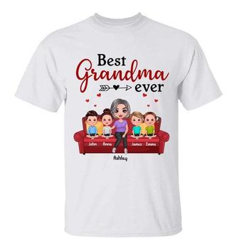 Best Grandma Ever Doll Custom T-Shirt - Gift for Grandma - Thegiftio UK