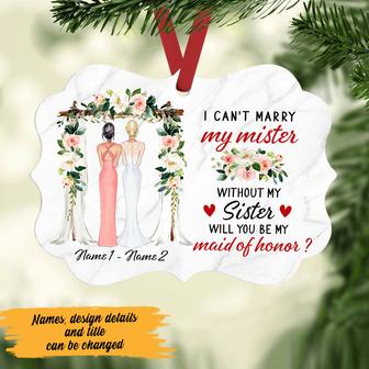 Personalized Bridesmaid Proposal MDF Benelux Ornament - Thegiftio UK