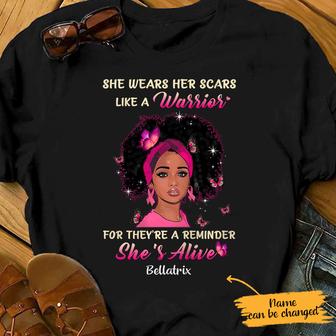 Personalized BWA Breast Cancer A Reminder T Shirt - Thegiftio UK