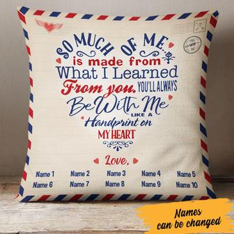 Personalized Mom Grandma So Much Of Me Pillow - Thegiftio UK
