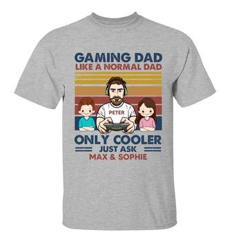 Gamer Dad Cooler & Kid Custom T-Shirt - Father's Day Gift - Thegiftio UK