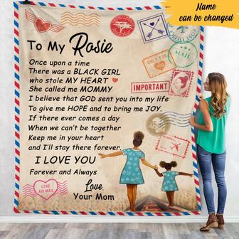 Personalized Fleece Blanket for Daughter - Thegiftio UK