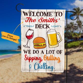 Personalized Family Garden Flag for Home Decor - Thegiftio UK