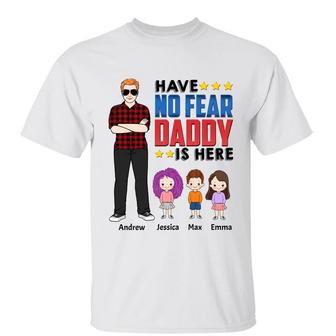 Have No Fear Dad Grandpa Here Old Man Custom T-Shirt - Gift - Thegiftio UK