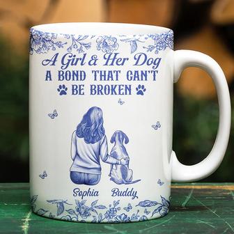 A Bond That Can't Be Broken Custom Mug - Gift for Dog Lovers - Thegiftio UK