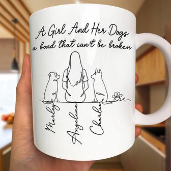 A Bond That Can't Be Broken Custom Mug - Gift for Dog Lovers - Thegiftio UK