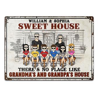 There's No Place Like Grandma's And Grandpa's House Custom - Thegiftio UK