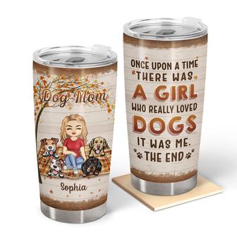 Once Upon A Time Custom Tumbler - Gift for Dog Lovers - Thegiftio UK