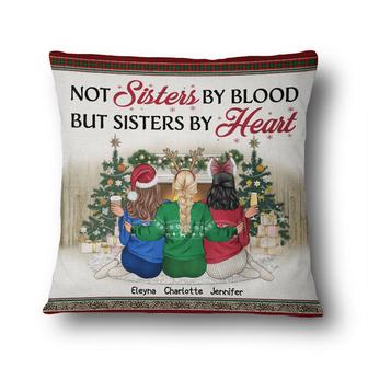 Best Friends Not Sisters Personalized Pillow - Gift for BFF - Thegiftio UK