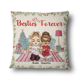 Besties Forever Personalized Pillow - Christmas Gift - Thegiftio UK