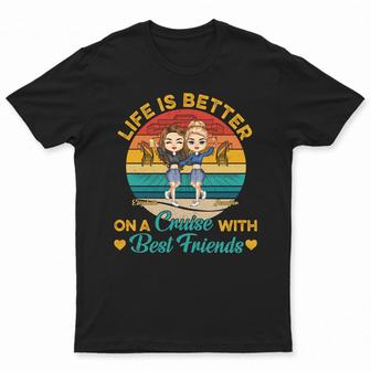 Life Is Better On A Cruise Custom T-Shirt - Birthday Gift - Thegiftio UK