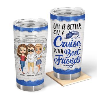Life Is Better On A Cruise Custom Tumbler - Birthday Gift - Thegiftio UK