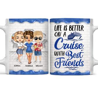 Life Is Better On A Cruise Personalized Mug - Birthday Gift - Thegiftio UK