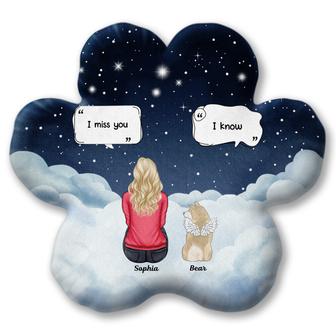 I Miss You Personalized Pillow - Gift for Pet Lovers - Thegiftio UK