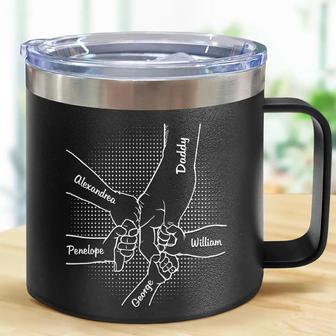 Hand In Hand I Will Always Protect You Custom Tumbler - Thegiftio UK
