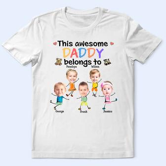 This Awesome Daddy Mommy Grandpa Custom T-Shirt - Dad Gift - Thegiftio UK