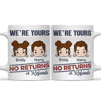 No Returns Or Refunds Grandkids Custom Mug - Gift for Dad - Thegiftio UK