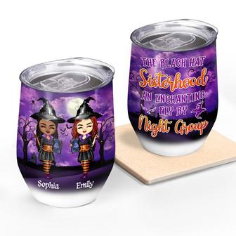 Witch Sister Best Friends Custom Wine Tumbler - Gift for BFF - Thegiftio UK