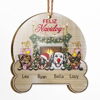 Feliz Navidog Personalized Ornament - Gift for Dog Lovers - Thegiftio UK