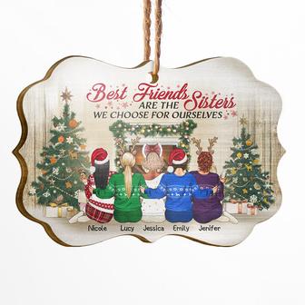 Best Friends Are The Sisters We Choose Personalized Ornament - Thegiftio UK