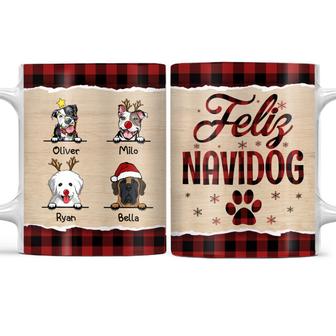 Feliz Navidog Christmas Dog Custom Mug - Gift for Dog Lovers - Thegiftio UK