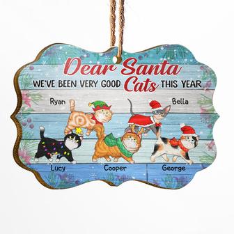 Dear Santa I've Been A Very Good Cat Custom Ornament - Gift - Thegiftio UK