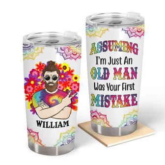 Assuming I'm Just An Old Hippie Custom Tumbler - Parent Gift - Thegiftio UK