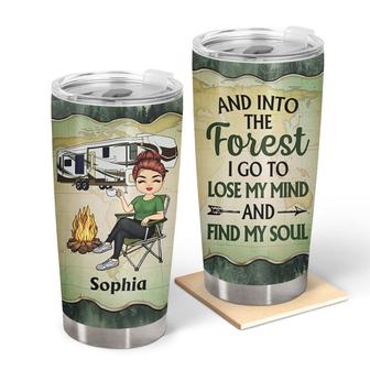 Into The Forest I Go Camping Custom Tumbler - Camping Gift - Thegiftio UK