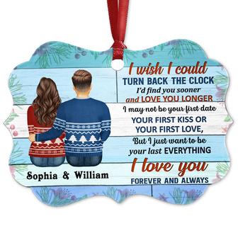 I Wish I Could Turn Back The Clock Custom Ornament - Gift - Thegiftio UK