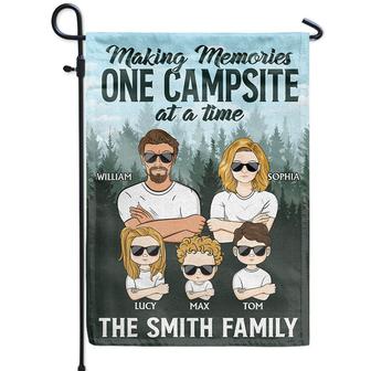 Making Memories One Campsite Custom Flag - Gift for Family - Thegiftio UK