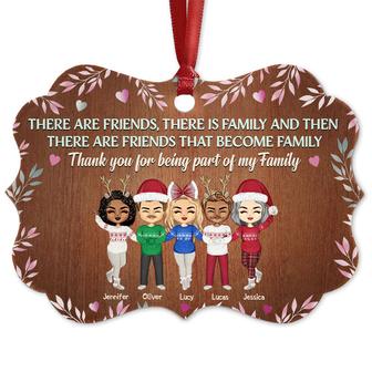 There Are Friends There Are Family Custom Ornament - Gift - Thegiftio UK