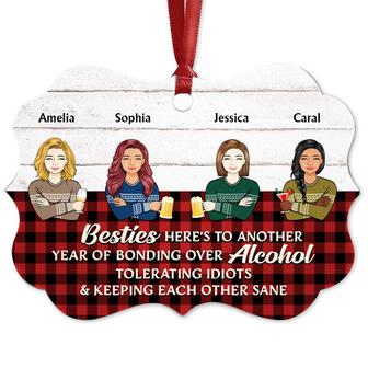 Best Friends Keeping Each Other Sane Personalized Ornament - Thegiftio UK
