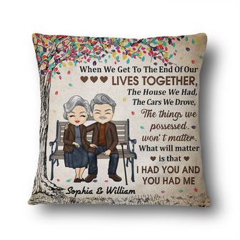 When We Get To The End Custom Pillow - Gift for Couple - Thegiftio UK