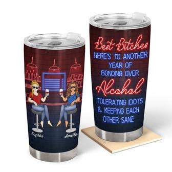 Here's To Another Year Personalized Tumbler - Thegiftio UK
